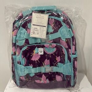 NWT - Pottery Barn Kids Large Backpack - Plum Fairy